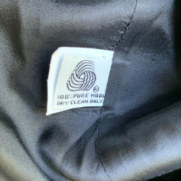 Courtney Rhodes 100% Wool Crepe Blazer Suit Jacket Black Euro 40 (about US 10 ) - Picture 6 of 8